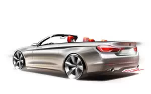 BMW 4-series Convertible car sketch wide wallpapers and HD wallpapers