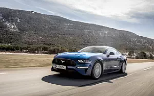 Ford Mustang EcoBoost Fastback (Lightning Blue) EU-spec car wallpapers