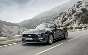 Ford Mustang GT Convertible (Magnetic) EU-spec car wallpapers