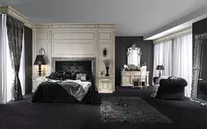 Bedroom interior wallpapers