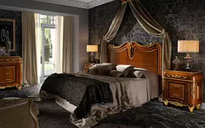 Bedroom interior wallpapers