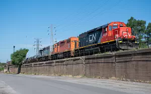 CN - Canadian National Railway freight train wallpapers