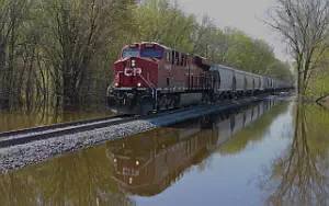 CP - Canadian Pacific Railway freight train wallpapers