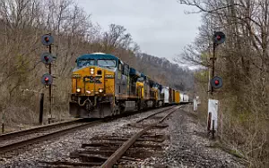 CSX Railroad freight train wallpapers