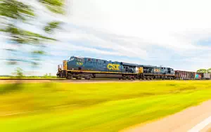 CSX Railroad freight train wallpapers