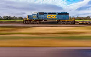 CSX Railroad freight train wallpapers