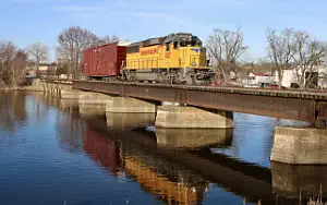 Union Pacific Railroad freight train wallpapers