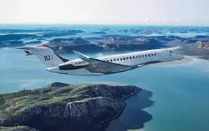 Falcon 10X private jet wallpapers