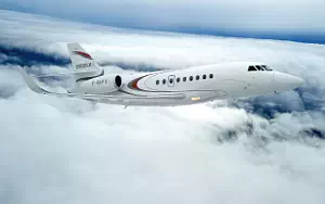 Falcon 2000LXS private jet wallpapers