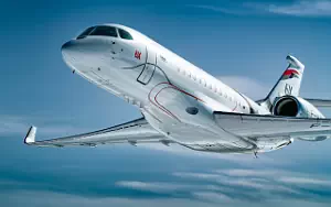 Falcon 6X private jet wallpapers