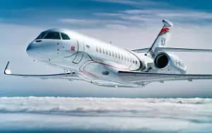 Falcon 6X private jet wallpapers