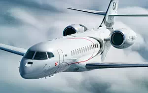 Falcon 6X private jet wallpapers