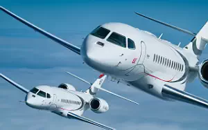 Falcon 6X private jet wallpapers