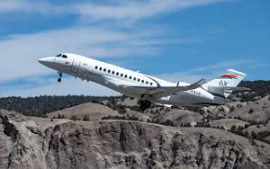 Falcon 6X private jet wallpapers