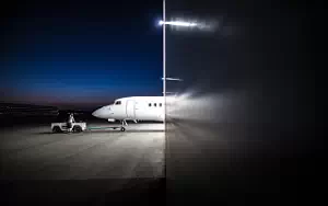 Falcon 7X private jet wallpapers