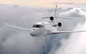 Falcon 8X private jet wallpapers