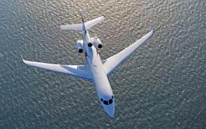 Falcon 8X private jet wallpapers