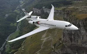 Falcon 8X private jet wallpapers