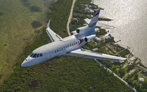 Falcon 900LX private jet wallpapers