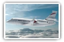 Falcon 2000LXS private jets desktop wallpapers