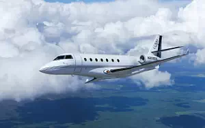 Gulfstream G200 private jet wallpapers