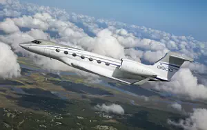 Gulfstream G500 private jet wallpapers