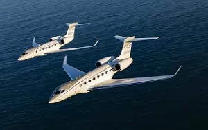 Gulfstream G500 private jet wallpapers