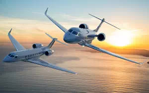 Gulfstream G500 private jet wallpapers