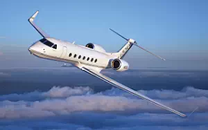 Gulfstream G550 private jet wallpapers