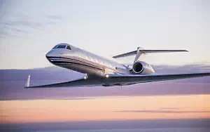 Gulfstream G550 private jet wallpapers