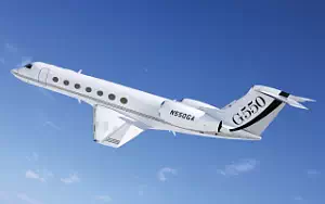 Gulfstream G550 private jet wallpapers