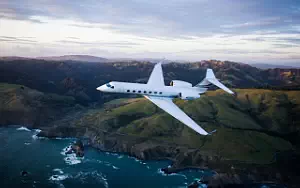 Gulfstream G550 private jet wallpapers