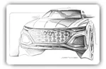 Audi cars sketches desktop wallpapers