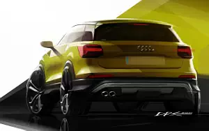 Audi Q2 TDI quattro car sketch wallpapers