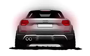 Audi Q2 TFSI quattro S-line car sketch wallpapers