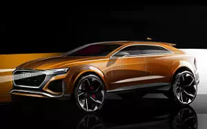 Audi Q8 Sport Concept car sketch wallpapers