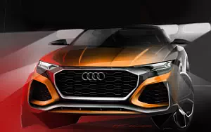 Audi Q8 Sport Concept car sketch wallpapers