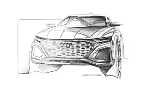 Audi Q8 Sport Concept car sketch wallpapers