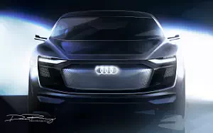 Audi e-tron Sportback Concept car sketch wallpapers