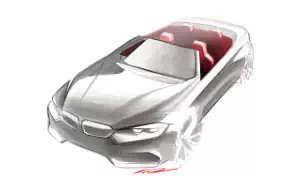 BMW 4 series Convertible car sketch wallpapers