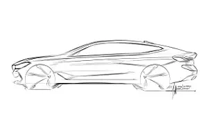 BMW 6 series Gran Turismo car sketch wallpapers