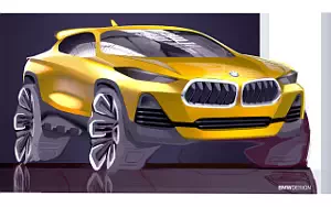 BMW X2 M Sport X car sketch wallpapers