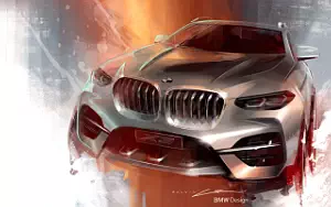 BMW X3 car sketch wallpapers