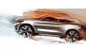 BMW X3 car sketch wallpapers