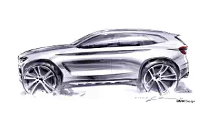 BMW X3 car sketch wallpapers