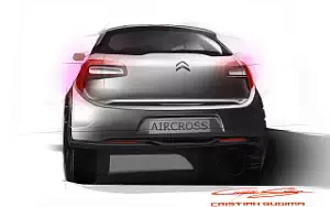 Citroen C4 AirCross car sketch wallpapers