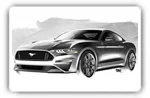 Ford cars sketches desktop wallpapers