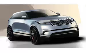 Range Rover Velar R-Dynamic car sketch wallpapers