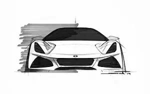 Sketch car Lotus Emira First Edition Black Pack UK-spec wallpapers