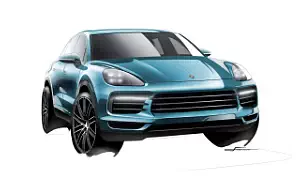 Porsche Cayenne car sketch wallpapers